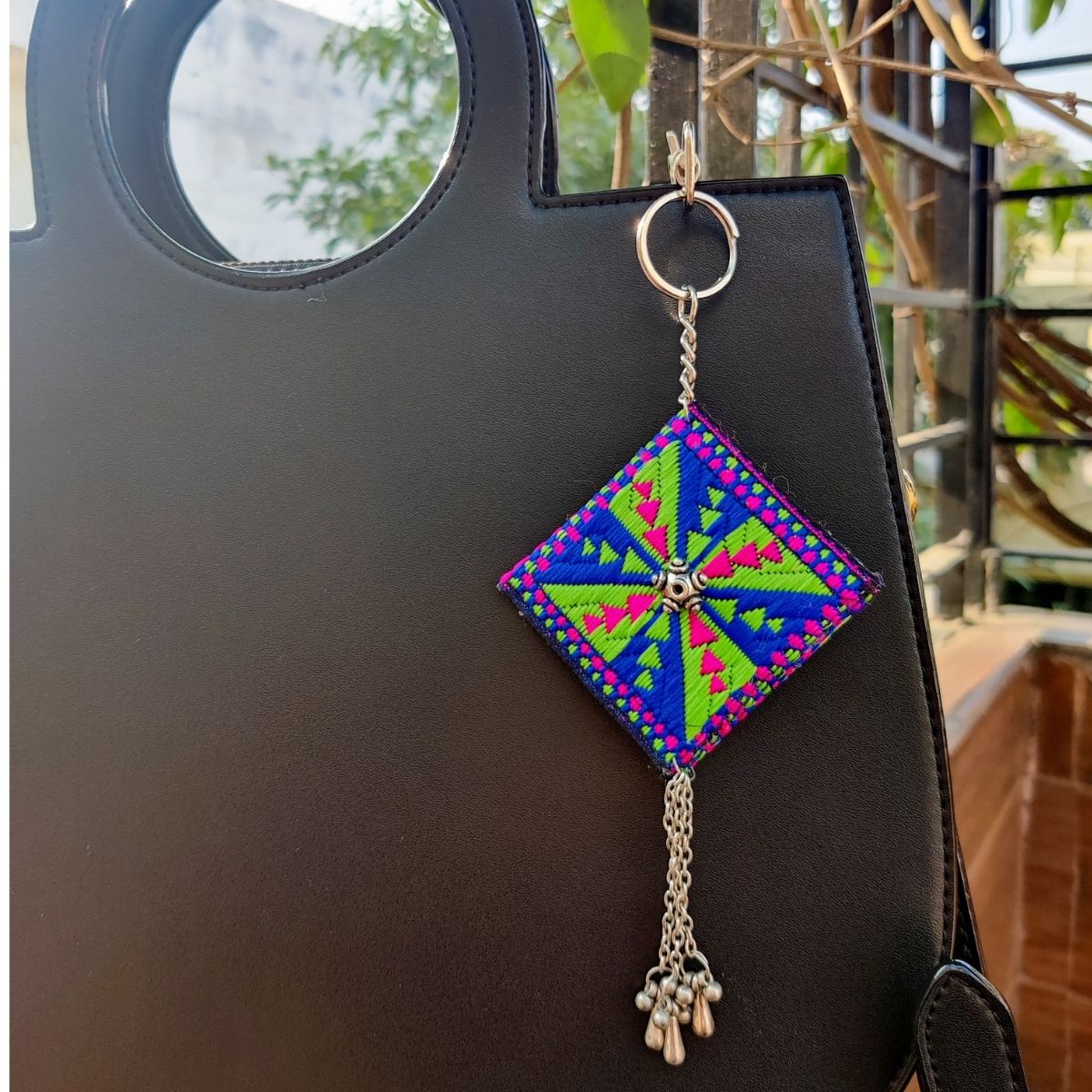 Phulkari Keychain